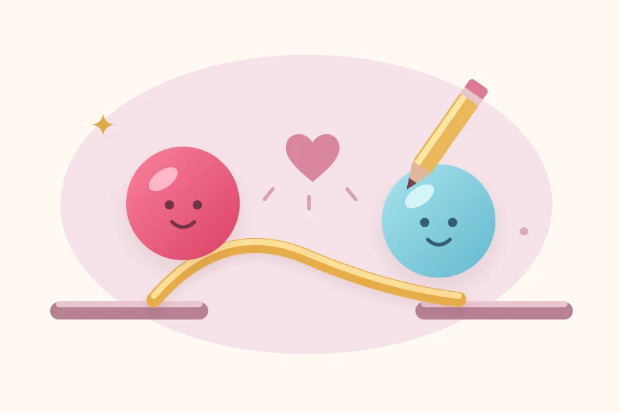 Love Dots — original editorial illustration